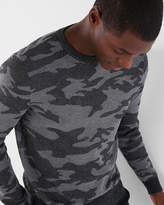 Thumbnail for your product : Express Camo Crew Neck Sweater