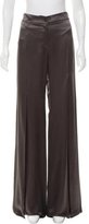 Thumbnail for your product : Ann Demeulemeester Satin Wide-Leg Pants w/ Tags