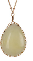 Thumbnail for your product : Stephan & Co Oversized Semi-Precious Teardrop Pendant Necklace