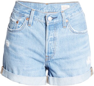 levis high waisted shorts