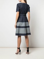 Thumbnail for your product : Carolina Herrera Belted Denim Shift Dress
