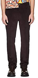 Prada Men's Cotton Corduroy 5-Pocket Trousers - Purple