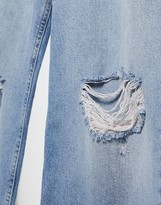 Thumbnail for your product : Reclaimed Vintage inspired 90's baggy jean in washed blue
