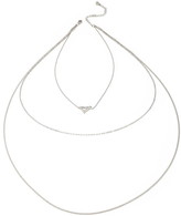 Thumbnail for your product : Forever 21 layered triangle pendant necklace