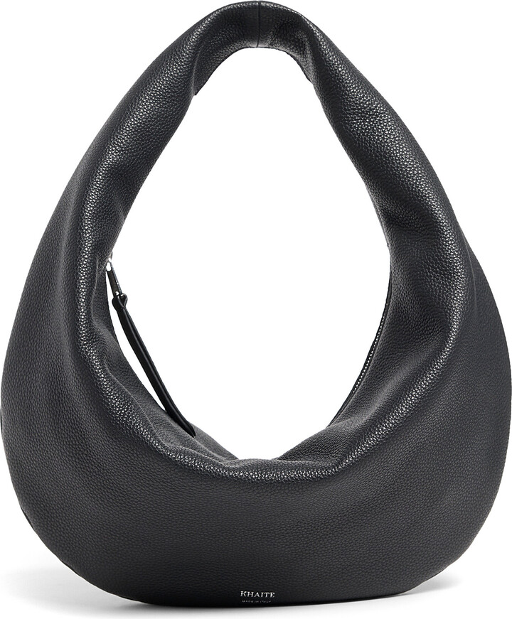 KHAITE Olivia Medium Leather Hobo Bag