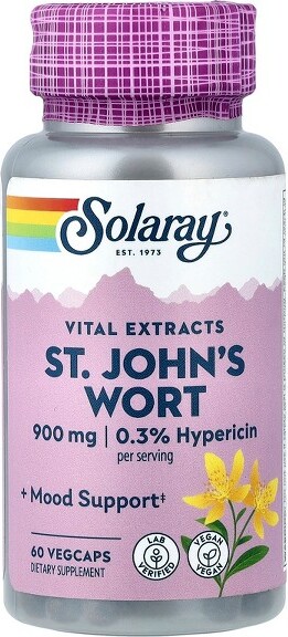 Solaray SolarayVitalExtracts,St.John'sWort,60VegCaps