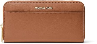 Michael Kors Jet Set Travel Medium Zip Around Card Case Wallet Pale Blue   Walmartcom