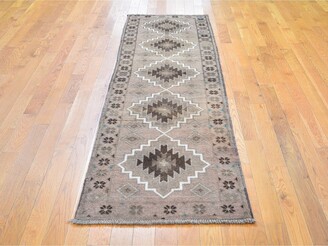 Shahbanu Rugs Washed Out Afghan Baluch with Natural Colors Pure