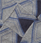 Thumbnail for your product : Maison Margiela Patchwork Patterned Wool Cardigan