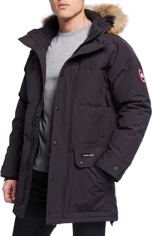 Canada Goose Men's Emory Down Parka with Fur-Trim Hood - ShopStyle Jackets