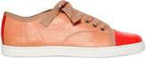 Lanvin 20mm Leather Sneakers With 