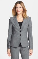 Thumbnail for your product : Santorelli Wool Flannel Suit Jacket