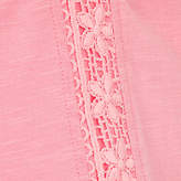 Thumbnail for your product : River Island Girls pink crochet trim shorts