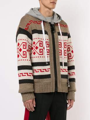 Puma Maison Yasuhiro knitted zip up hoodie