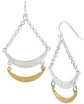 Thumbnail for your product : Robert Lee Morris SOHO Two-Tone Sculptural Chandelier Earrings