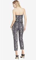 Thumbnail for your product : Express Strapless Snakeskin Print Jumpsuit