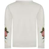 Thumbnail for your product : Dolce & Gabbana Dolce & GabbanaBaby Girls Ivory Rose Top