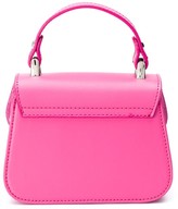 Thumbnail for your product : MonnaLisa Logo Embossed Bow Shoulder Bag