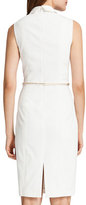 Thumbnail for your product : Cynthia Steffe Chrissy Sleeveless Belted Shirtdress, Light Cream