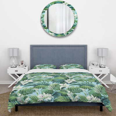 Design Art Azure Breeze Tropical Pattern I Bedding