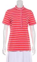 Thumbnail for your product : Tory Burch Short Sleeve Mock Neck Top