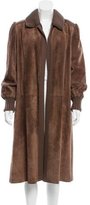 Thumbnail for your product : Loewe Long Suede Coat
