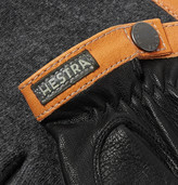Thumbnail for your product : Hestra Tricot-Panelled Leather Gloves