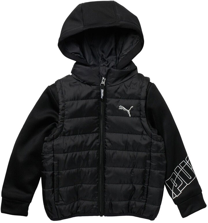 Puma Twofer Vest & Jacket - ShopStyle Boys' Outerwear