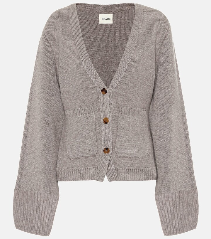 KHAITE Scarlet cashmere-blend cardigan