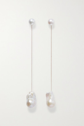 DANIELLE FRANKEL Rose Gold Pearl Earrings - Ivory