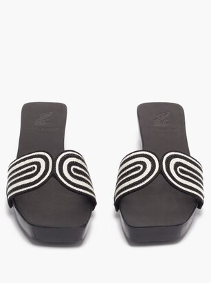 X Zeus + Dione The Harness wooden-sole slides | Ancient Greek Sandals | Ancient greek sandals 