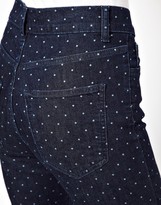 Thumbnail for your product : Just Female Skinny Jean In Dot Print