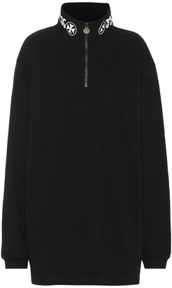 Vetements Embroidered cotton sweatshirt