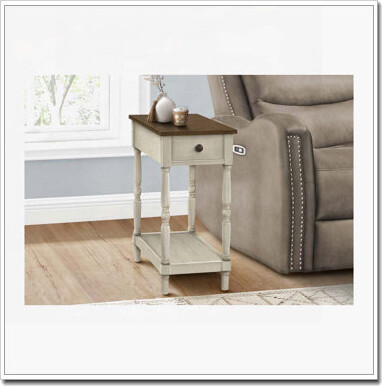 17 Stories Storage 2 Tier Accent Table End Side Table Nightstand