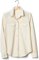Thumbnail for your product : Gap 1969 Denim Stud Western Shirt