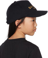 Thumbnail for your product : Balmain Kids Black Logo Cap