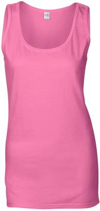 Gildan Ladies Soft Style Tank Top Vest (M)