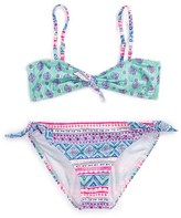 Thumbnail for your product : Billabong 'Hippie Chic' Two-Piece Bandeau Swimsuit (Big Girls)