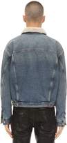 Thumbnail for your product : Diesel Cotton Denim Jacket W/ Faux Fur