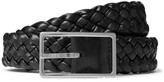 Thumbnail for your product : Bottega Veneta 4cm Intrecciato Leather Belt