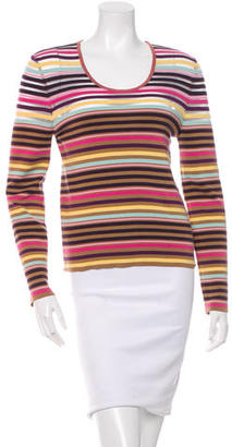 Sonia Rykiel Sheer Striped Sweater