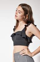 Thumbnail for your product : LA Hearts Cropped Ruffle Sleeve Top