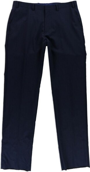 Tallia TalliaMensPinstripedDressPantsSlacks,navy,29WxUnfinishedL