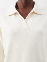 Thumbnail for your product : Joseph Cropped Towelling Polo Top - Ivory