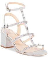 Thumbnail for your product : Badgley Mischka Ana Strappy Block-Heel Evening Sandals