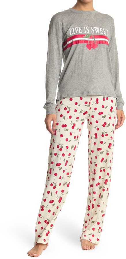 COZY ZOE Love Dogs Long Sleeve Top & Pants 2-Piece Pajama Set - ShopStyle