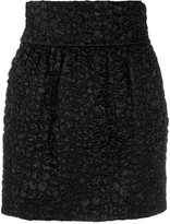 Thumbnail for your product : Saint Laurent Ruched Mini Skirt