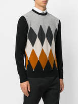 Thumbnail for your product : Ballantyne diamond patterned sweater