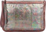 Thumbnail for your product : Pierre Hardy Snakeskin DV06 Clutch-Nude