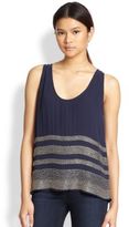 Thumbnail for your product : Joie Yveline Silk Beaded Tank